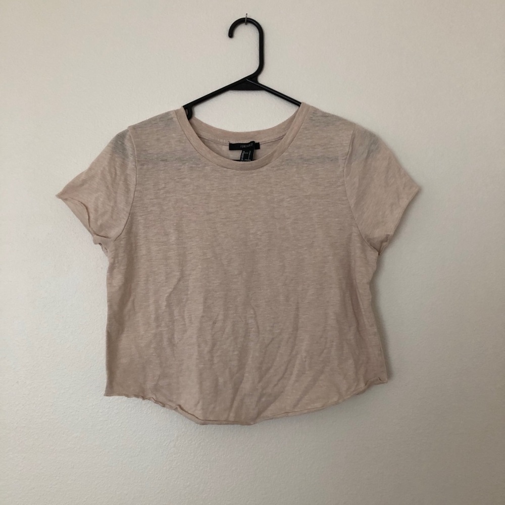 short sleeve crop top